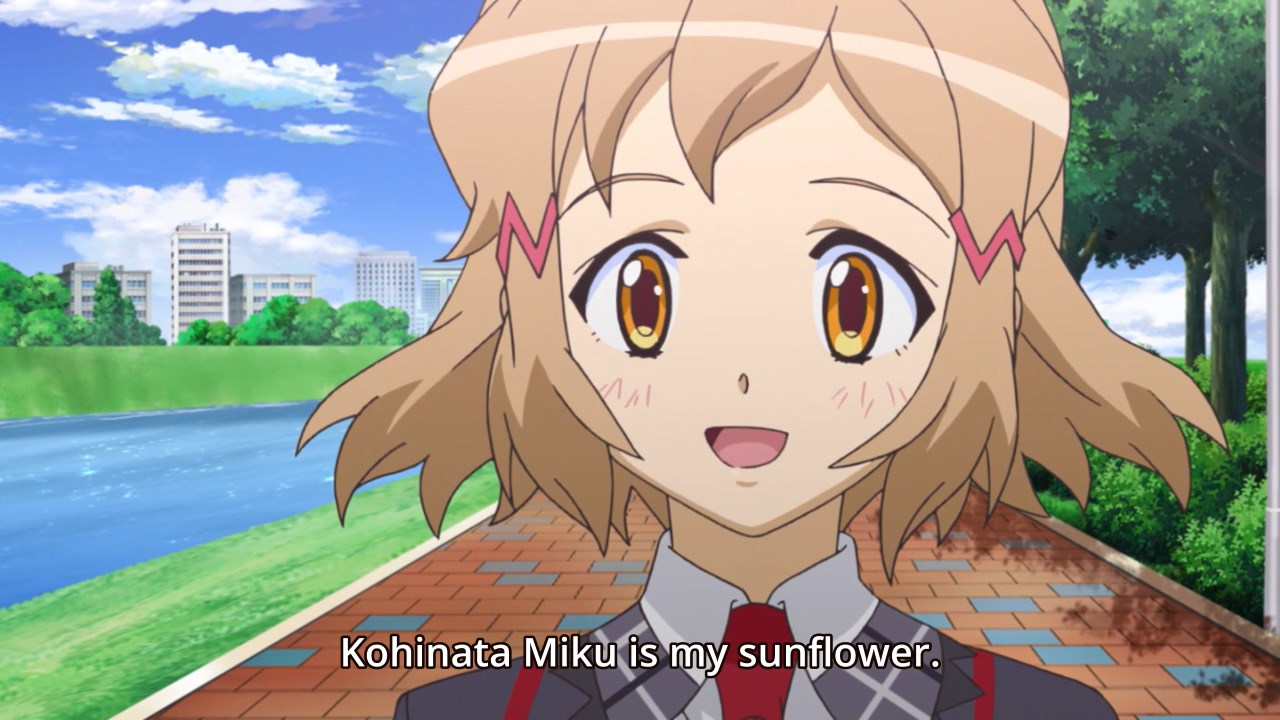Miku Kohinata is my sunflower.